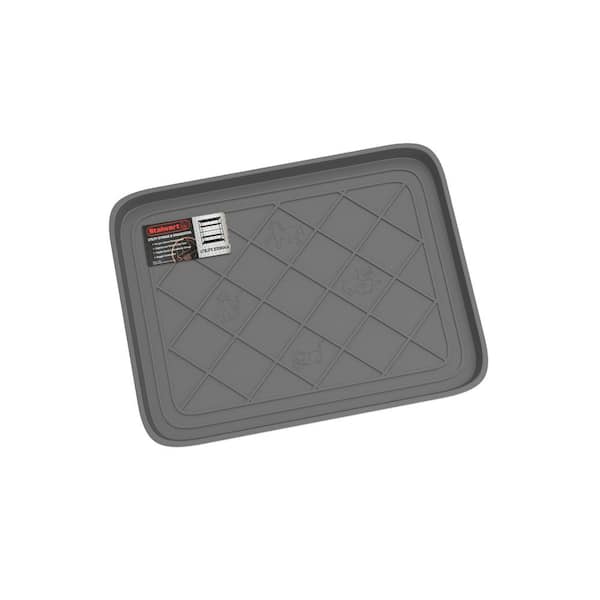 Stalwart Gray 19.75 in. x 15.5 in. All-Weather Boot Tray
