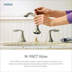 Widespread Bathroom Faucet Rough-In Valve with Drain Assembly - 1/2 in. IPS Connection