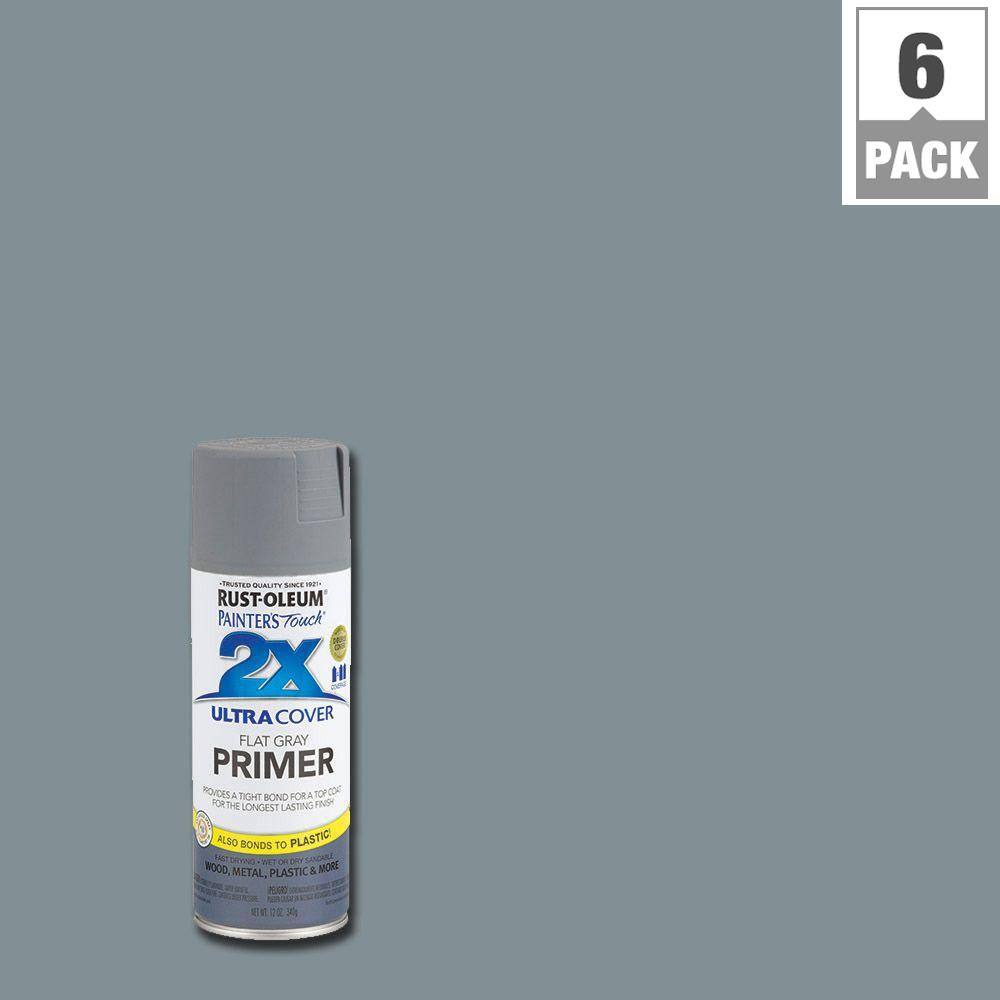 Rust-Oleum Painter's Touch 2X 12 oz. Flat Gray Primer General