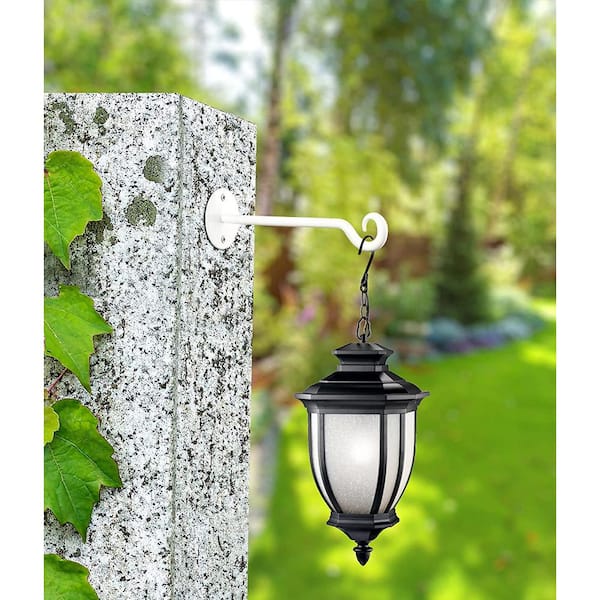 White Iron Hanger Decorative Wall Bracket (set of 2)