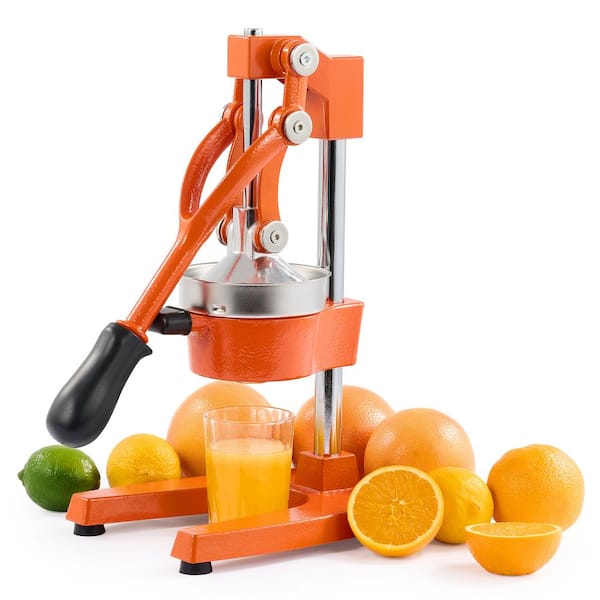 Wilprep Stainless Steel Orange Hand Press Juicer Machine, Manual Citrus ...