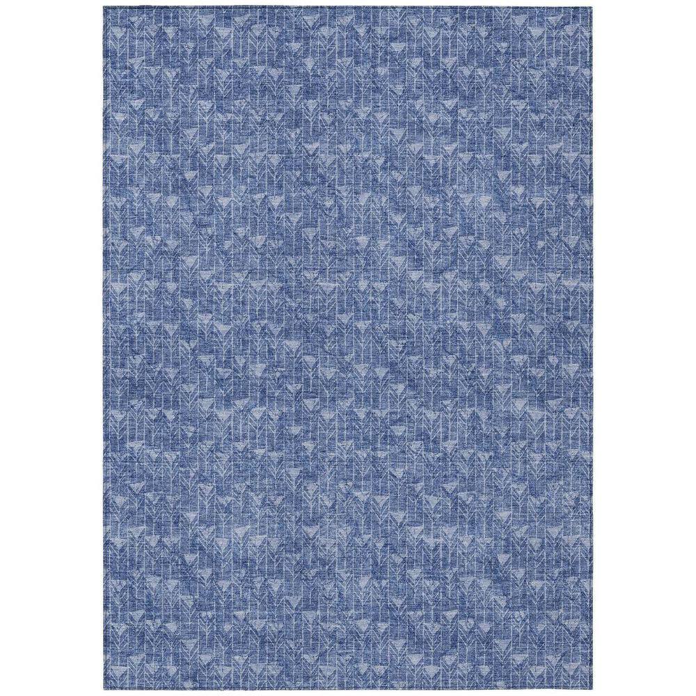 Navy Blue 10 ft. x 14 ft. Geometric Indoor / Outdoor Area Rug price history on PriceWatchPro