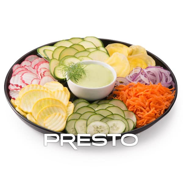 Presto Salad Shooter Electric Slicer/Shredder,White