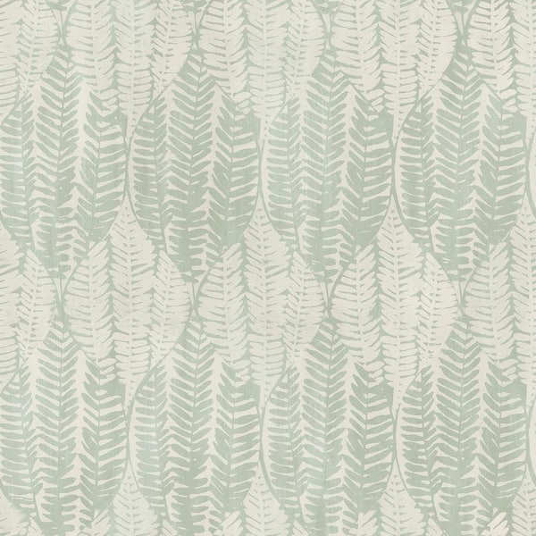 Bazaar Collection Green/Cream Metallic Wasabi Leaf Design Non-WOven ...