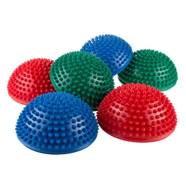 Balance Pods-Hedgehog Style Balancing and Stability Half Dome Stepping Stones for Exercis