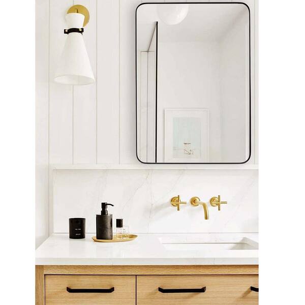 Seafuloy 36 in. H x 24 in. W Classic Modern Corner Rectangular 