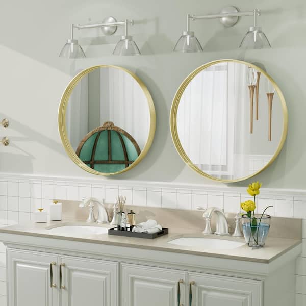 Apmir 20 in. W x 20 in. H Round Alumi...