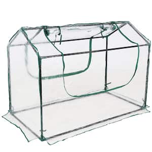 Sunnydaze 4 ft. x 2 ft. x 3 ft. - Steel and PVC - Clear - Greenhouse