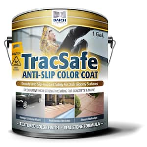 TracSafe 1 gal. Clay Brick Matte Anti-Slip Color Coat Interior/Exterior Concrete Paint