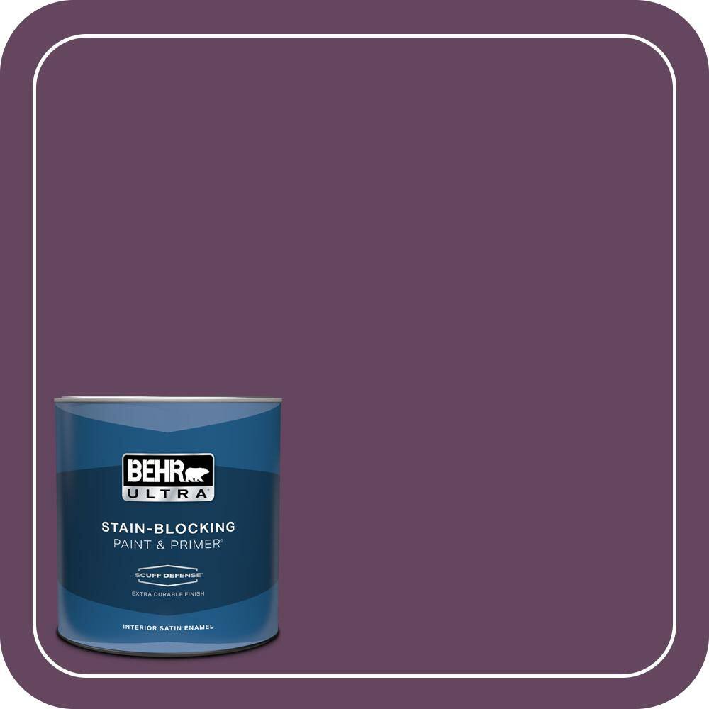 1 qt. #MQ5-35 Plum Rich Extra Durable Satin Enamel Interior Paint & Primer price history on PriceWatchPro