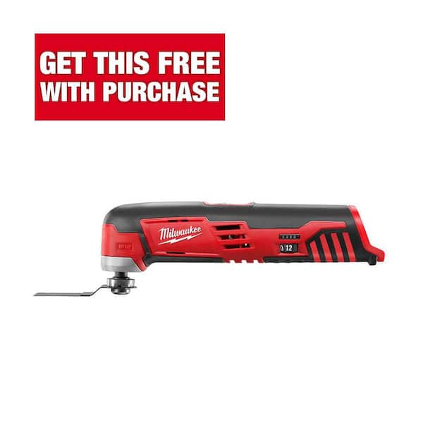 Milwaukee M12 12V Lithium-Ion Cordless Oscillating Multi-Tool (Tool-Only)