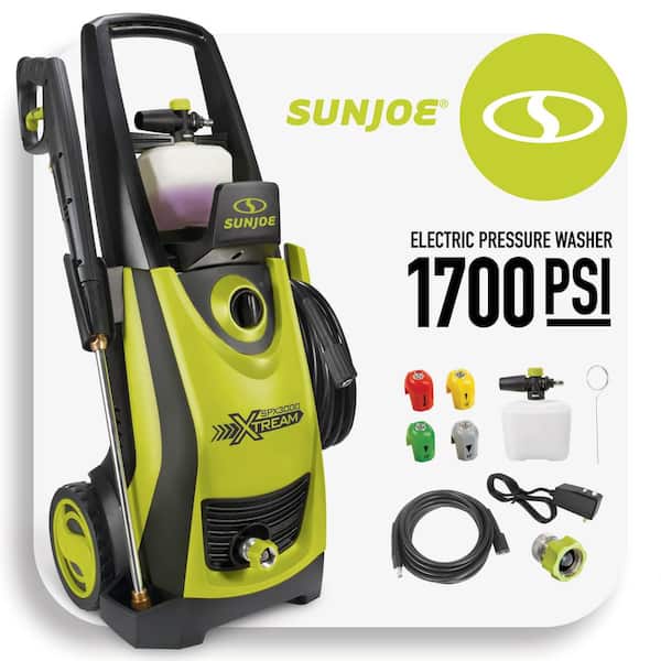 Sun Joe 1700 PSI 1.2 GPM 13 Amp Cold Water Xtream Clean Corded Electric Pressure Washer