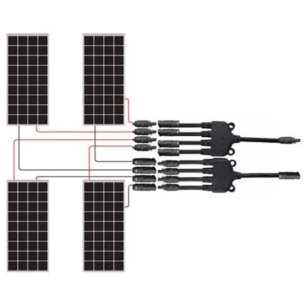 Professional Parallel Connector Universal MMF/FFM Solar Branch