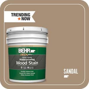 5 gal. #SC-121 Sandal Solid Color Waterproofing Exterior Wood Stain