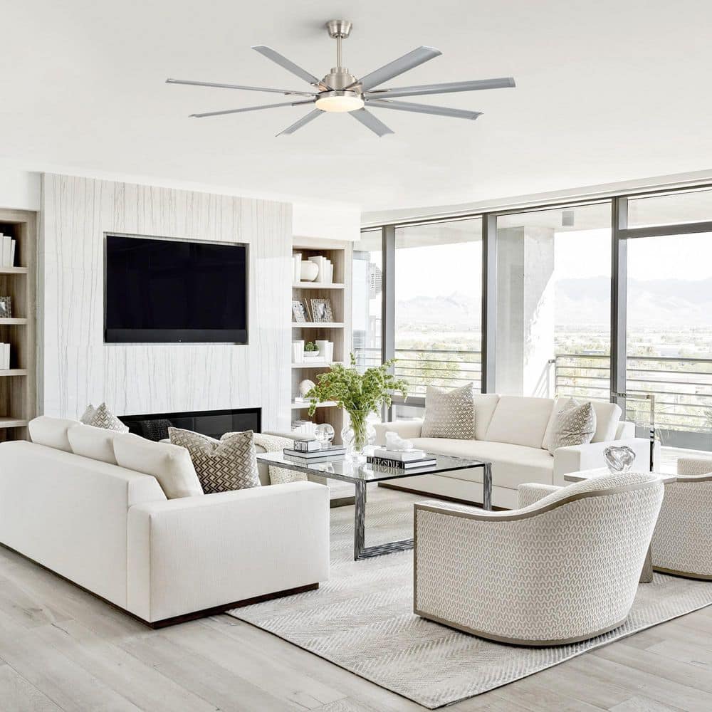 72 Inch Smart Ceiling Fan with Light, Reversible DC Motor, 1H/2H/4H/8H Timer, 8 Aluminum Blades for Large Rooms price history on PriceWatchPro