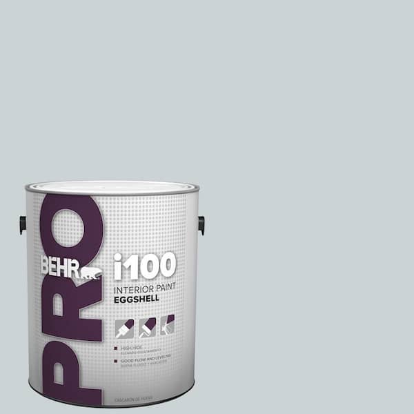 BEHR PRO 1 gal. #N490-1 Absolute Zero Eggshell Interior Paint