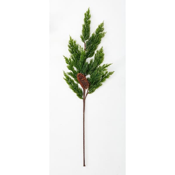 Unbranded 29 in Artificial Pine and Pine Cone Spray, Set of 3