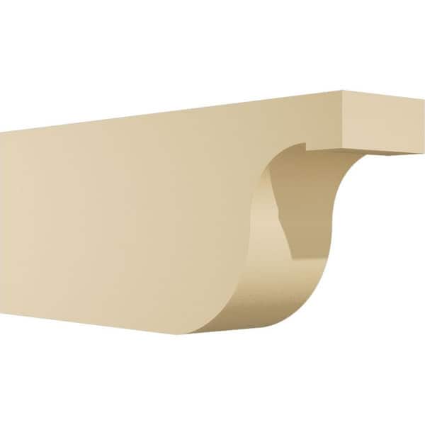 Ekena Millwork Standard Del Monte 4 in. W x 8 in. H x 20 in. D Signature Urethane Rafter Tail Outlooker