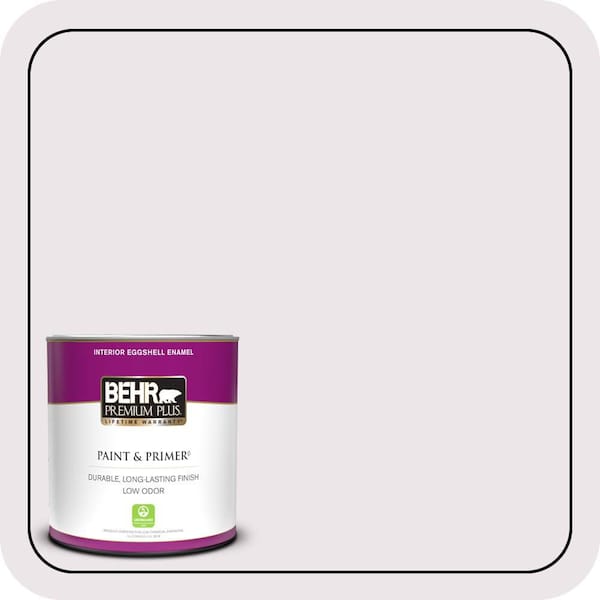 BEHR PREMIUM PLUS 1 qt. #670C-1 November Pink Eggshell Enamel Low Odor Interior Paint & Primer