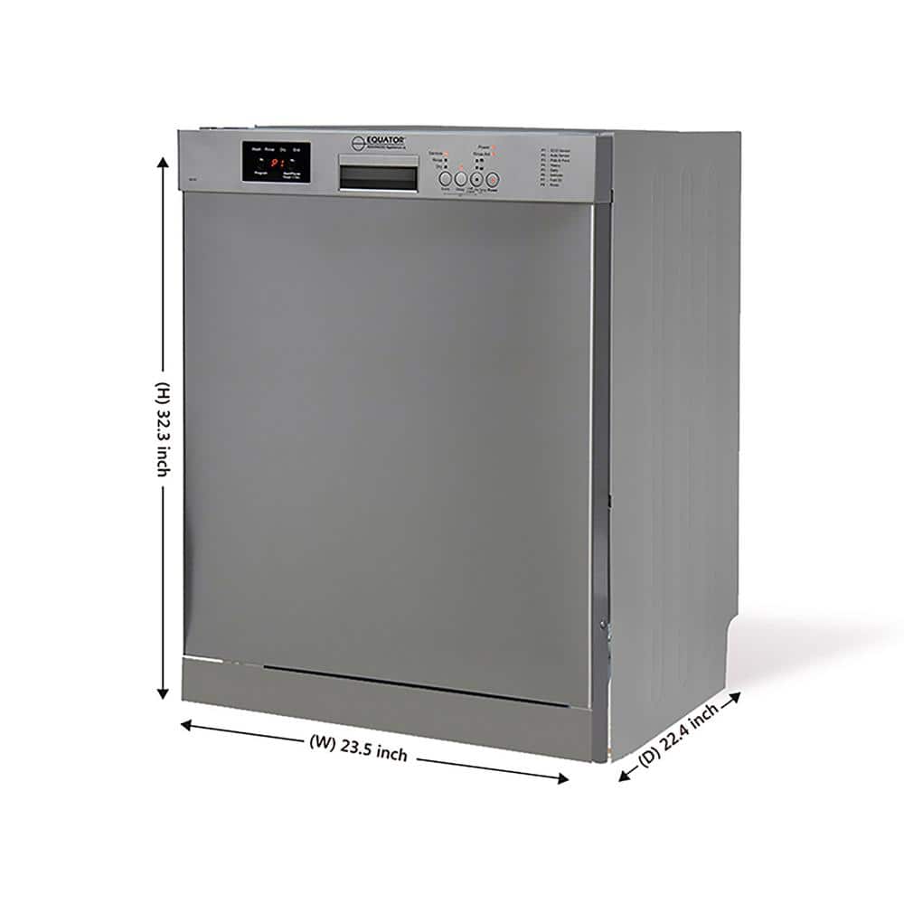 Equator 24" Stainless Steel Energy Star Quiet Dishwasher