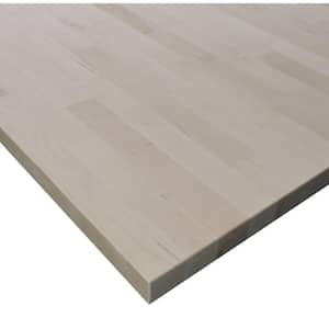 Allwood 1 in. x 18 in. x 24 in. Edge Glued Birch Table Top Project Panel