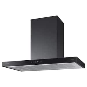 36" BESPOKE Wall Mount Range Hood in Clean Deep Charcoal