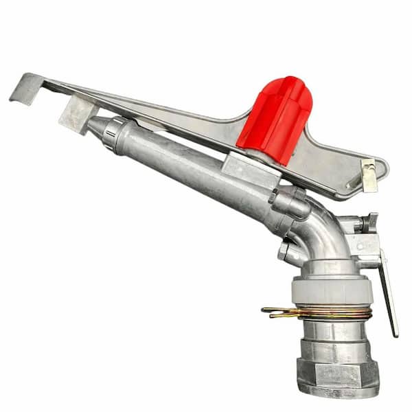 2 in. Rotating Agricultural Farm Irrigation Sprinkler Spray Gun 360 Degree Large Area Watering for Lawn Garden