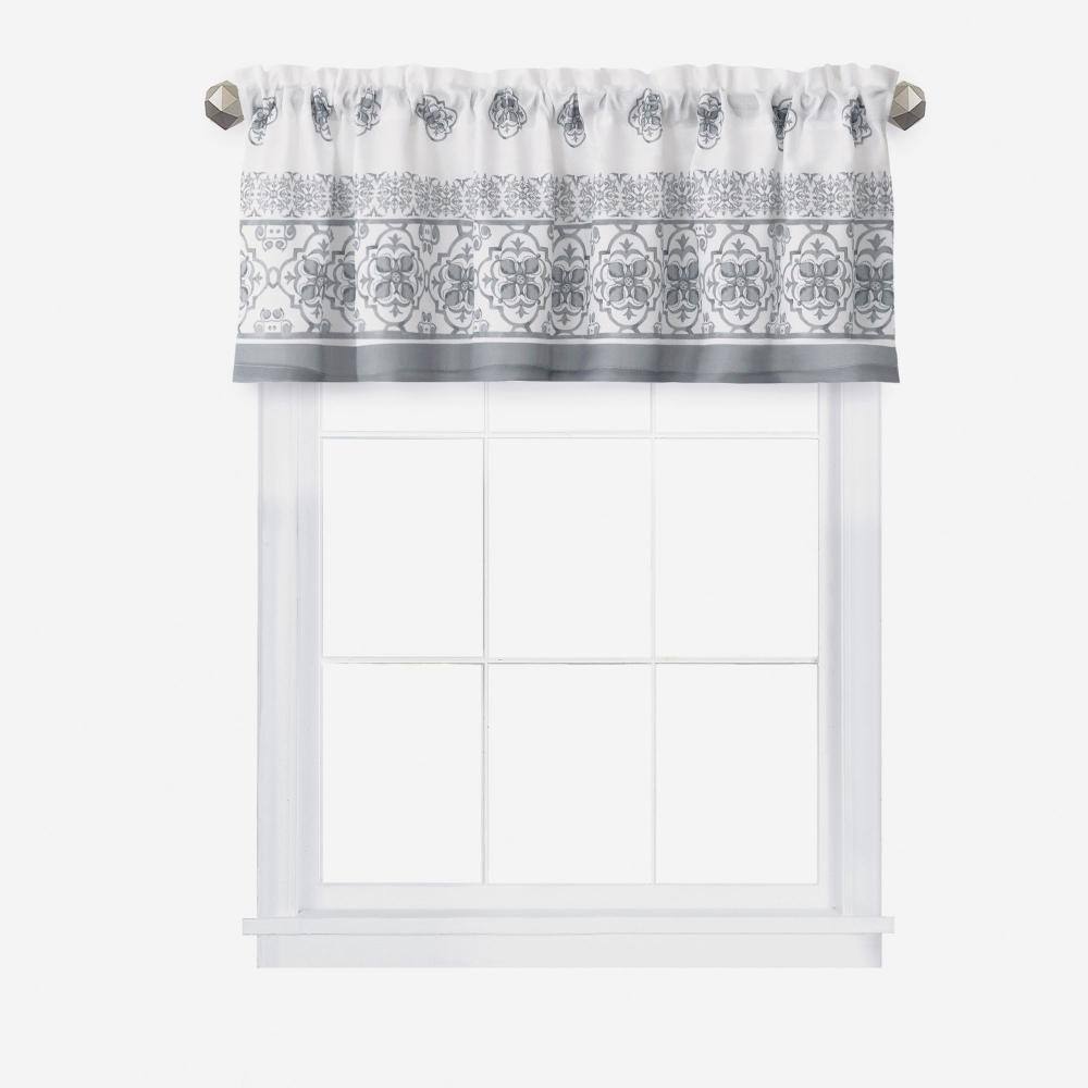"Amani Tile Kitchen Valance, Gray - 60""W x 15""L" price history on PriceWatchPro