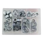 59-Piece Zinc-Plated Metric Nut and Washer Kit