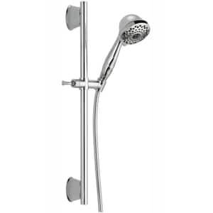 7-Spray Wall Mount Handheld Shower Head 1.75 GPM in Chrome