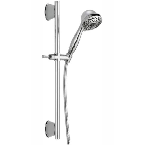 Delta 7-Spray Wall Mount Handheld Shower Head 1.75 GPM in Chrome