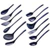 Hutzler Cobalt Blue Cook and Serve Melamine Utensils, 12-Pcs Set 3500-12CB  - The Home Depot