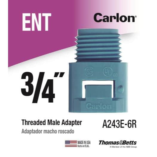 3/4 in. ENT Threaded Male Adapter (A243E-6R)
