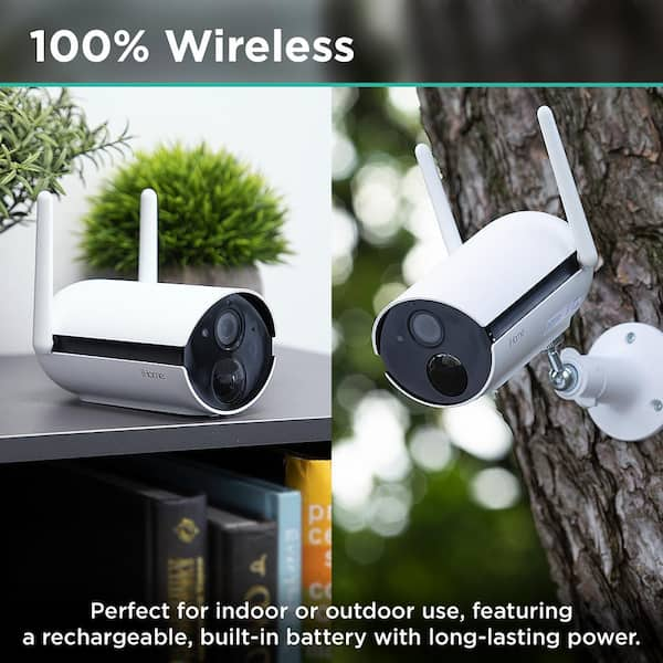 Smart Wifi 1080p HD Indoor/Outdoor Battery Video Camera