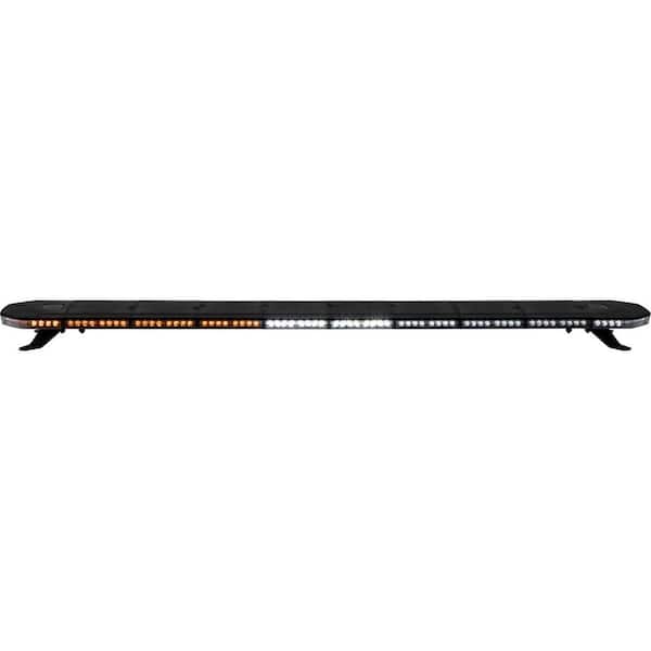 60 in. Amber/Clear LED Light Bar with Warning / Clear Take Downs and Alley Lights