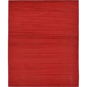 Williamsburg Solid Red 8' 0 x 10' 0 Area Rug