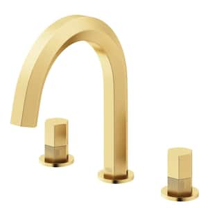 Hart Two Handle Bathroom Faucet in Matte Brushed Gold