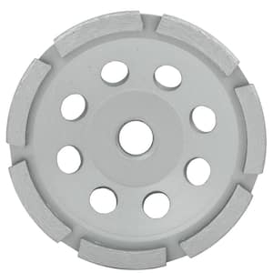 4.5 in. Single Row Segmented Diamond Grinding Cup Wheel with 5/8 in. -11 Nut