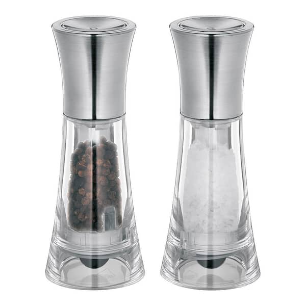 New York Salt & Pepper Mill Set, Acrylic 5 in.