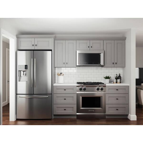 Reviews For Contractor Express Cabinets Veiled Gray Shaker Assembled Plywood 18 In X 34 5 24 Base Kitchen Cabinet With Soft Close B18l Avg The Home Depot Reviews For Contractor Express Cabinets, Kitchen Cabinets Home Depot Reviews