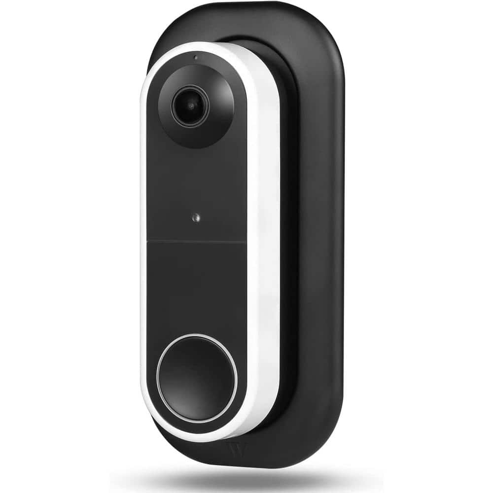 Wall Plate Compatible with Arlo Essential Wire-Free Video Doorbell in Black -  Wasserstein