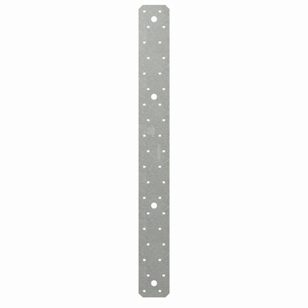 Simpson Strong-Tie MSTC 28-1/4 in. 16-Gauge Galvanized Medium Strap MSTC28  - The Home Depot