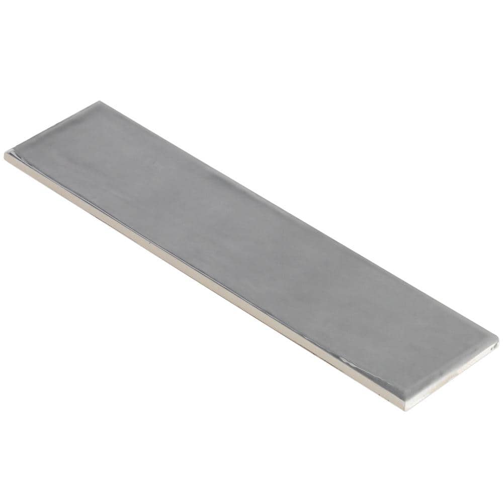 Bolton 3'' x 12'' Polished Gray Ceramic Subway Tile