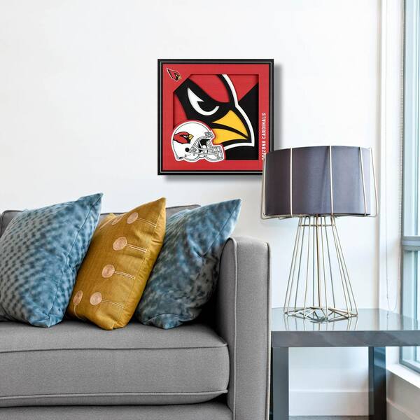 NFL Arizona Cardinals 3D Logo Series Wall Art - 12x12