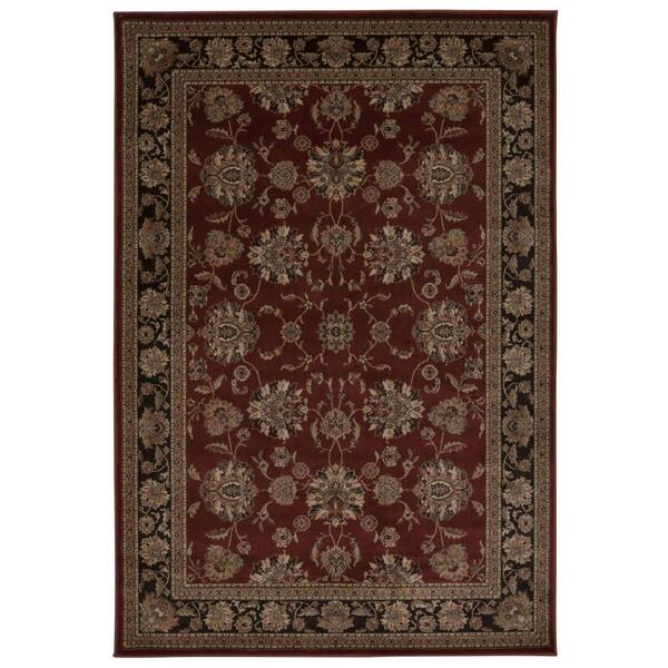 Nourison Ararat Burgundy 7 ft. 10 in. x 10 ft. 6 in. Area Rug