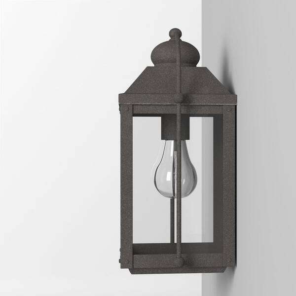 HINKLEY - Anchorage Small 1-Light Aged Zinc Outdoor Wall Light Sconce