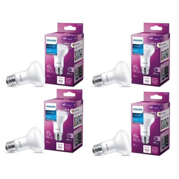 45-Watt Equivalent R20 Dimmable E26 LED Light Bulb Daylight 5000K (1-Pack)