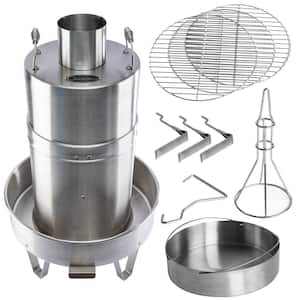 Outdoor Convection Steam Cooker Stainless Steel Barbecue Smoker