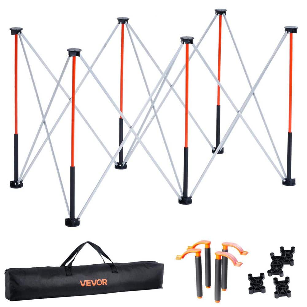 Portable Folding Workstand, 4.15 x 2.18 ft. Collapsible Workbench, 2500 lbs. Weight Capacity, Sawhorse price history on PriceWatchPro