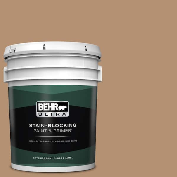 BEHR ULTRA 5 gal. #S240-5 Poncho Semi-Gloss Enamel Exterior Paint & Primer